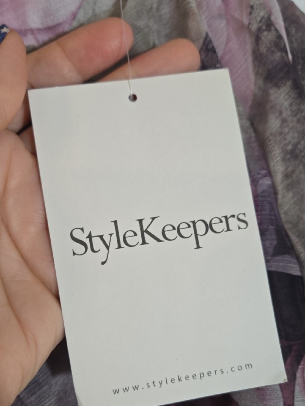 Stylekeepers Gray Pink One-Shoulder Ruffle Floral Blouse Size Large New - Picture 2 of 8